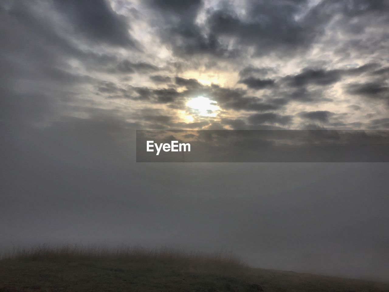 SCENIC VIEW OF SUNSET OVER LAND
