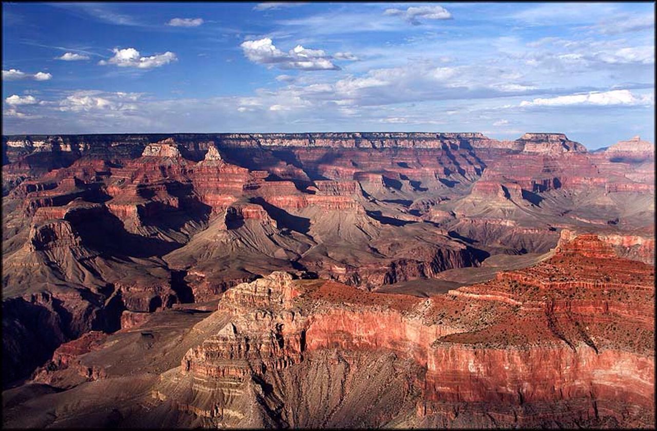 Dramatic landscape against cloudy sky