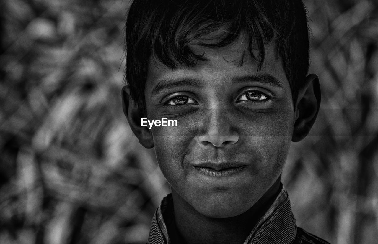 Portrait of smiling boy