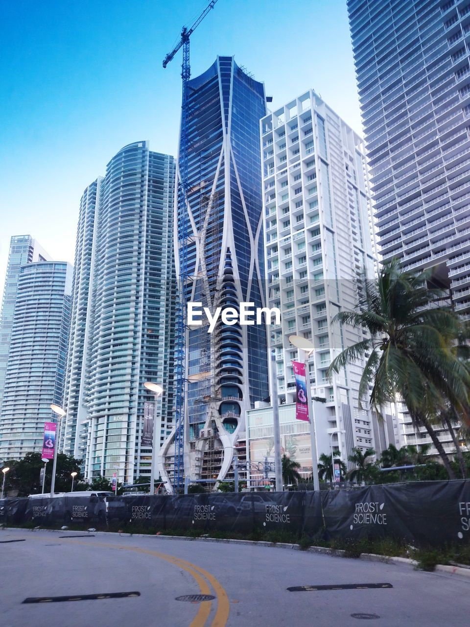 LOW ANGLE VIEW OF BUILDINGS AGAINST CLEAR SKY