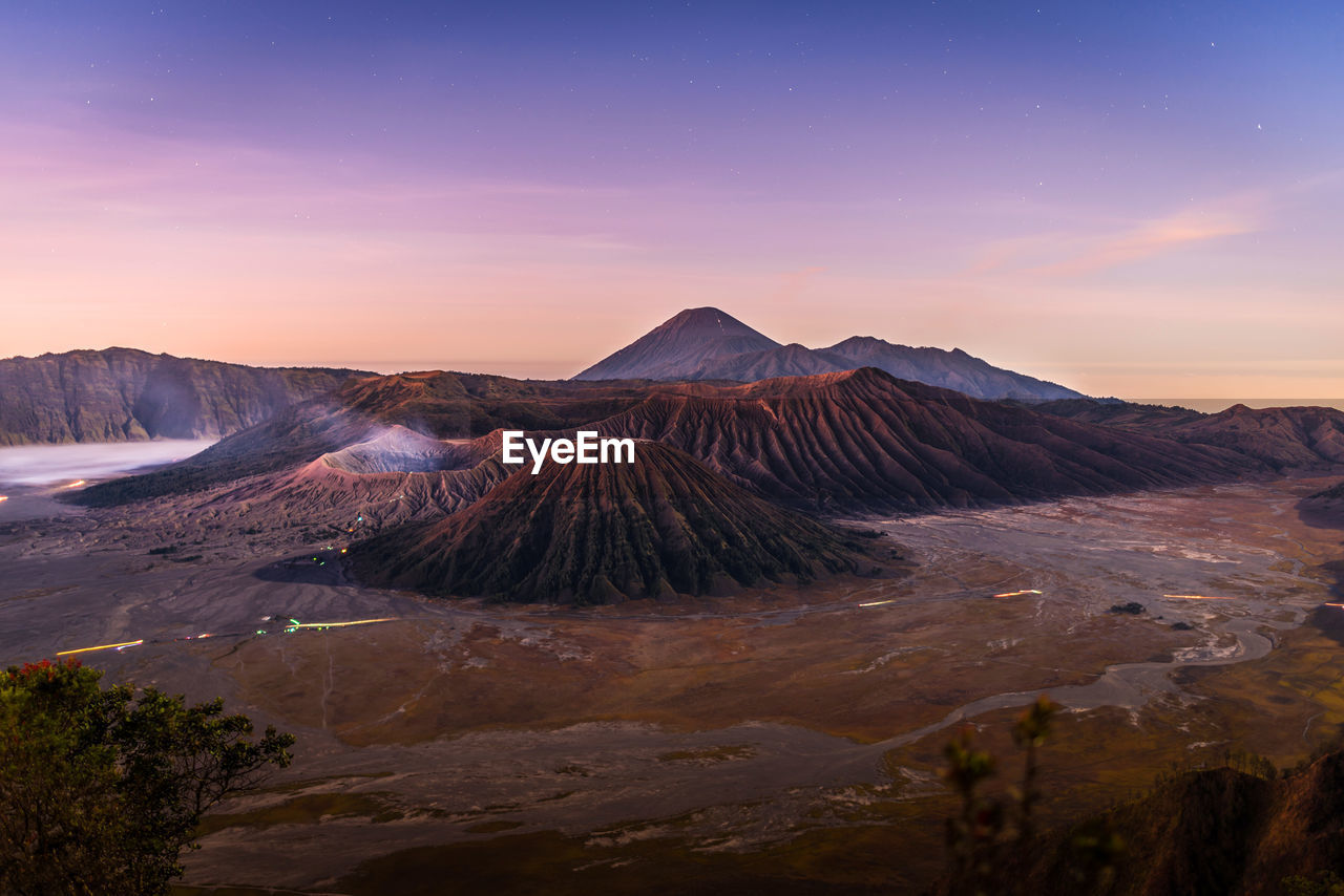 VIEW OF VOLCANIC MOUNTAIN