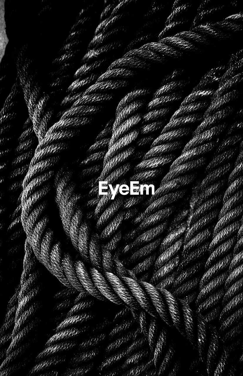 Full frame shot of ropes