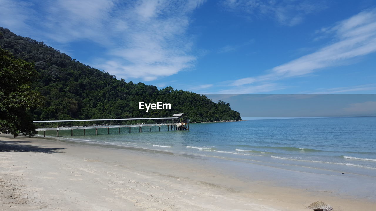 VIEW OF BEACH AGAINST SKY