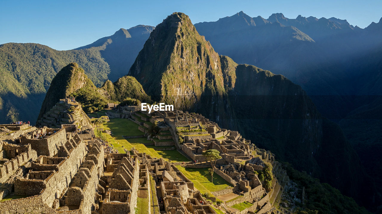 PANORAMIC VIEW OF OLD RUINS