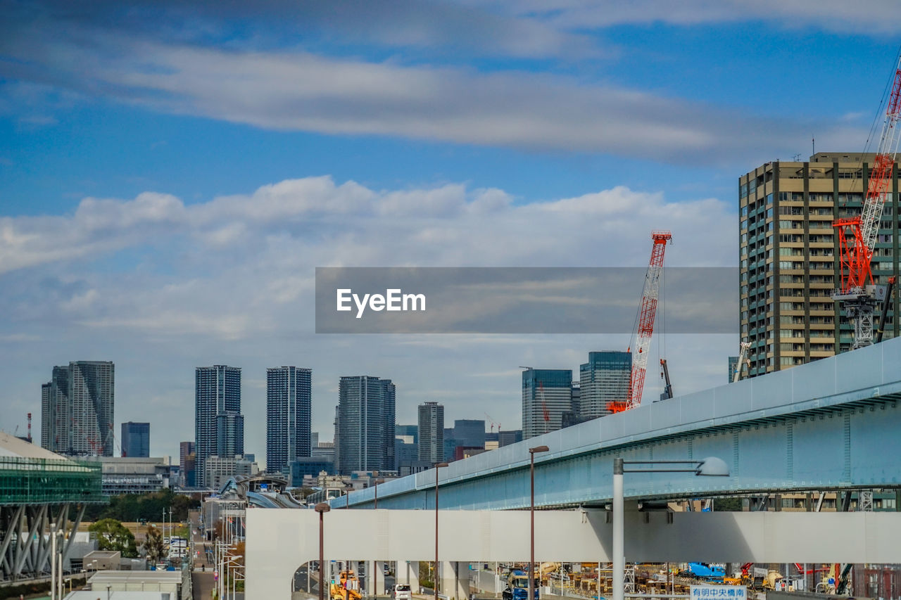 modern buildings in city against sky