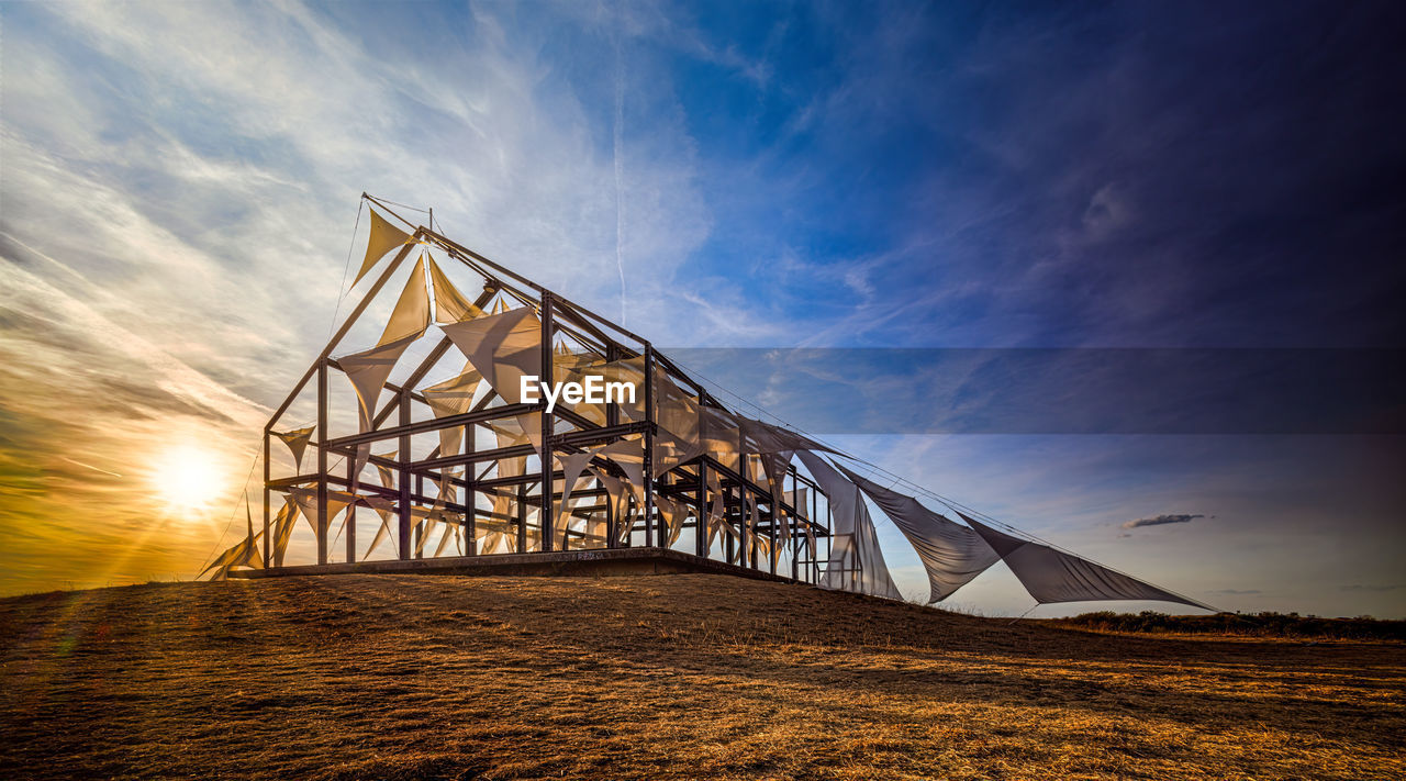 Cathedral of the wind by jens jörg meyer in the hallenhaus at the halde norddeutschland, germany