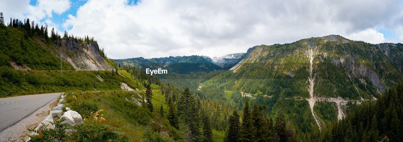 Panoramic view of landscape against sky