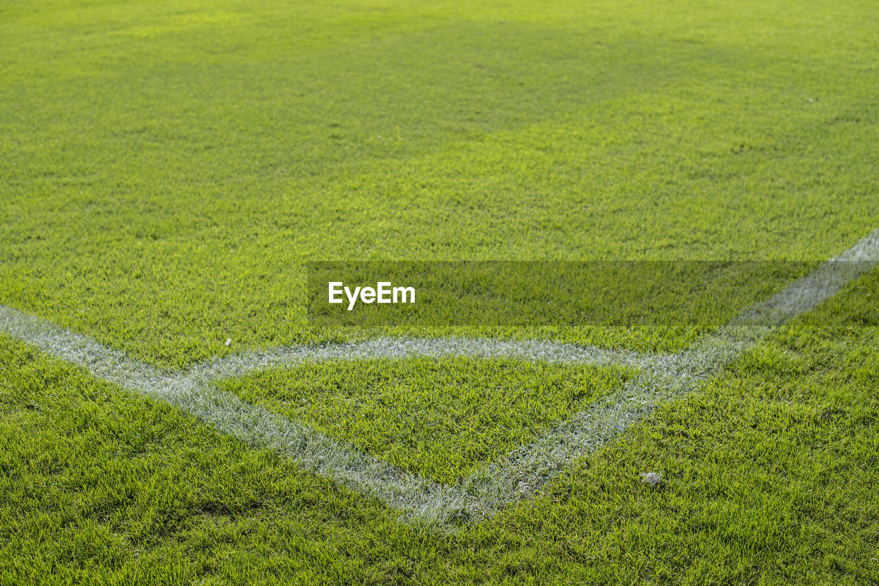 Full frame shot of football field