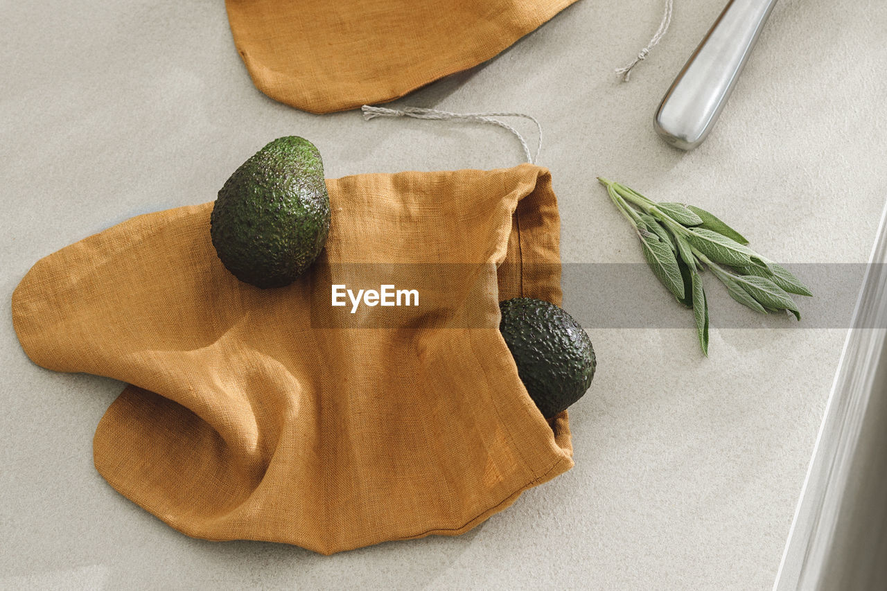 high angle view of heart shape on table