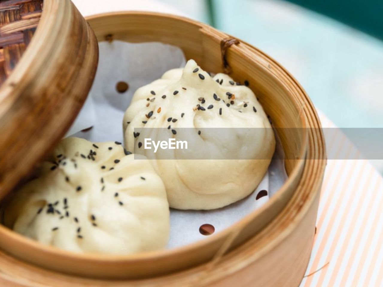 close-up of food in container