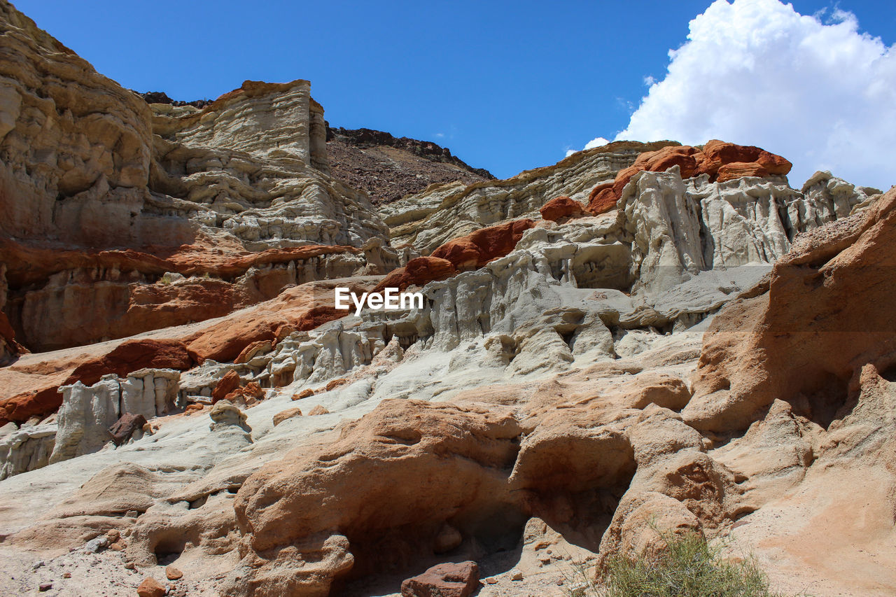 These vivid multi-colored geological formations are awe inspiring at red rock canyon state park ca