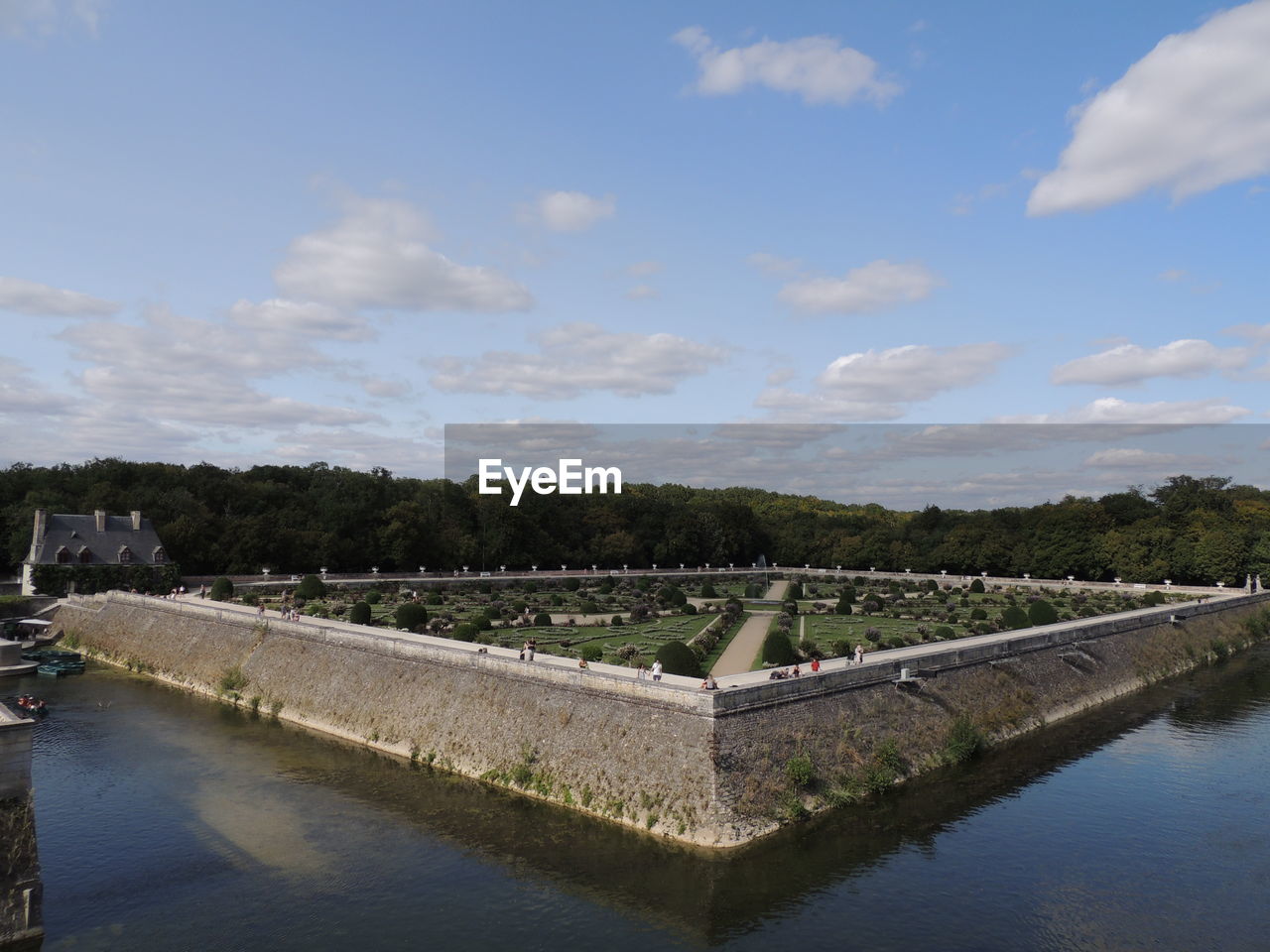 Scenic view of river against sky