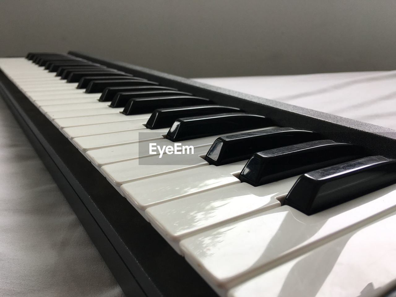 Close-up of piano