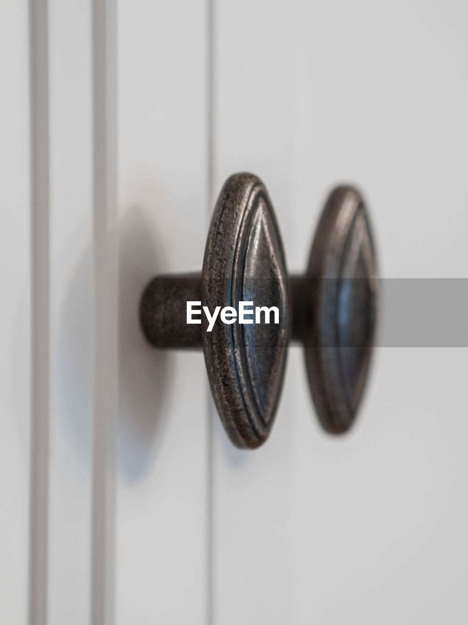 close-up, door, metal, indoors, no people, door handle, entrance, doorknob, knob, iron, security