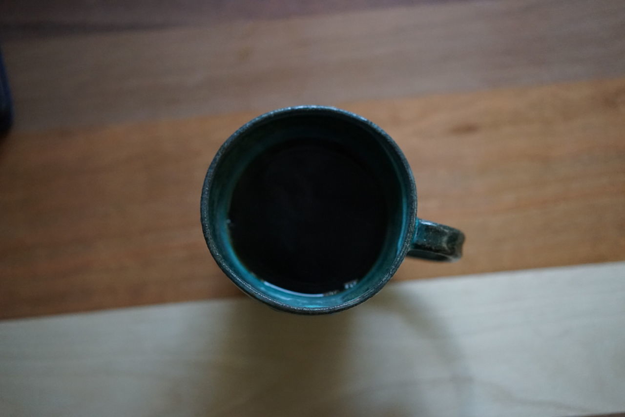 CLOSE-UP OF COFFEE IN CUP