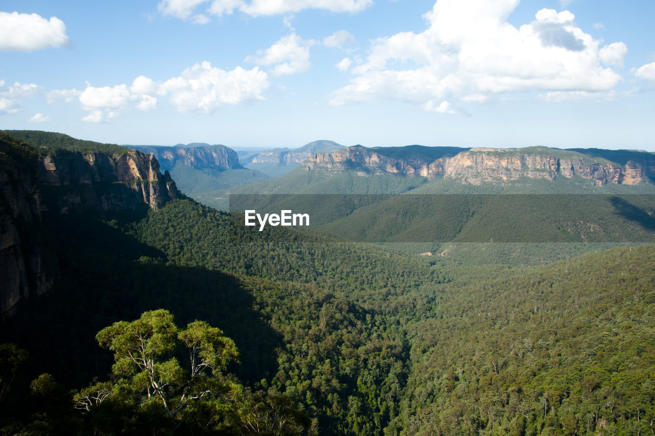 Panoramic view of landscape against sky