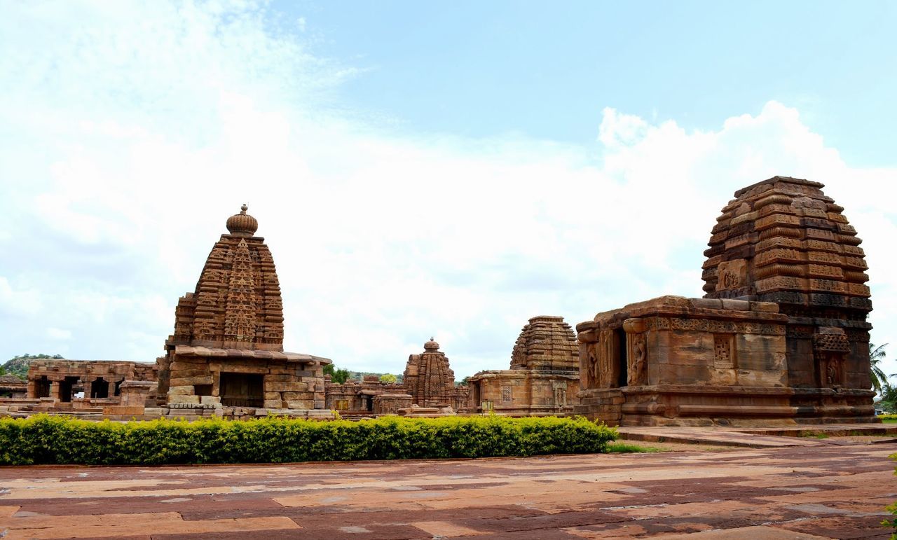 Temples against sky