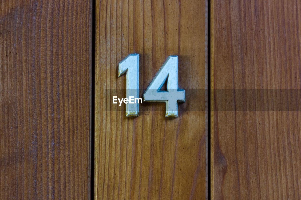 Close-up of wooden wall