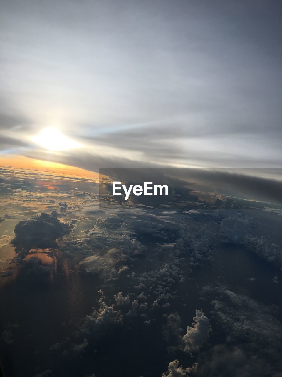 AERIAL VIEW OF CLOUDSCAPE AGAINST SKY