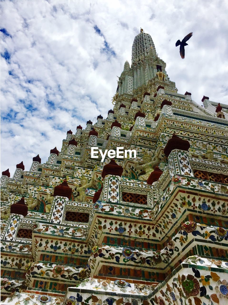 LOW ANGLE VIEW OF A TEMPLE