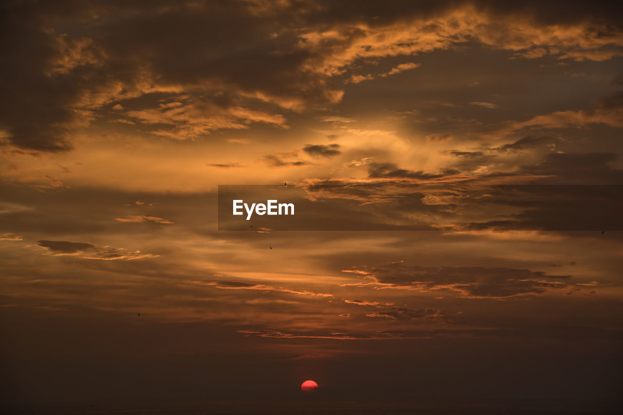 LOW ANGLE VIEW OF SKY AT SUNSET