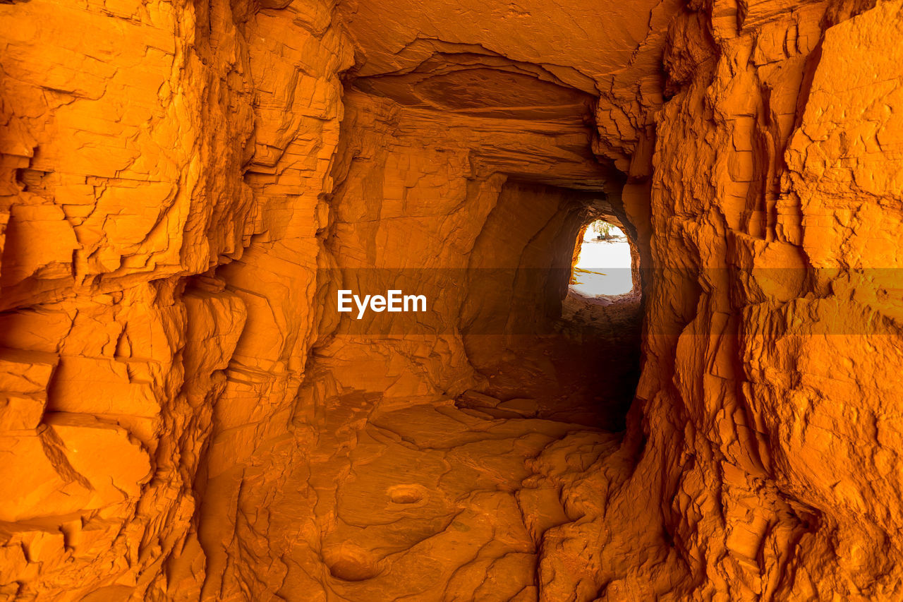 Close-up of cave