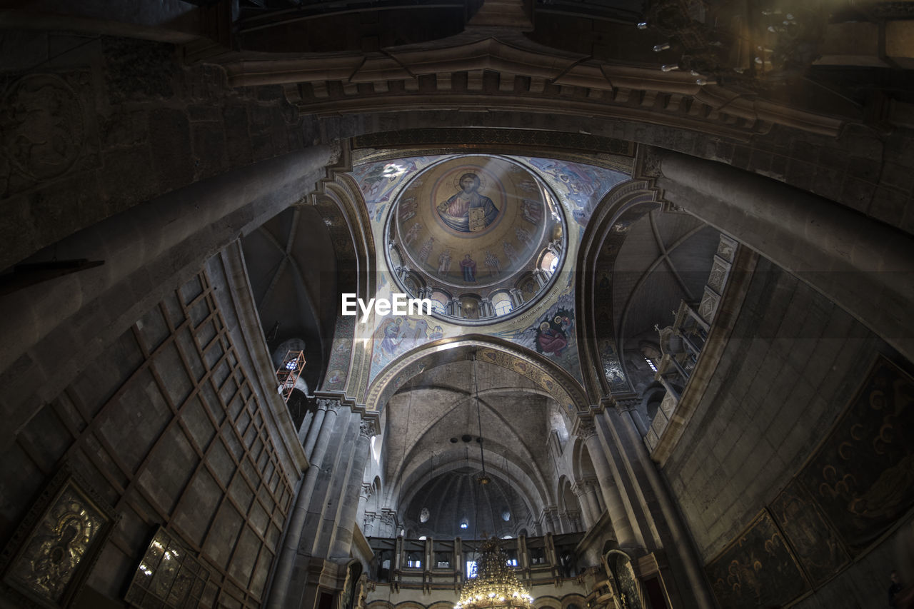 Low angle view of dome of building