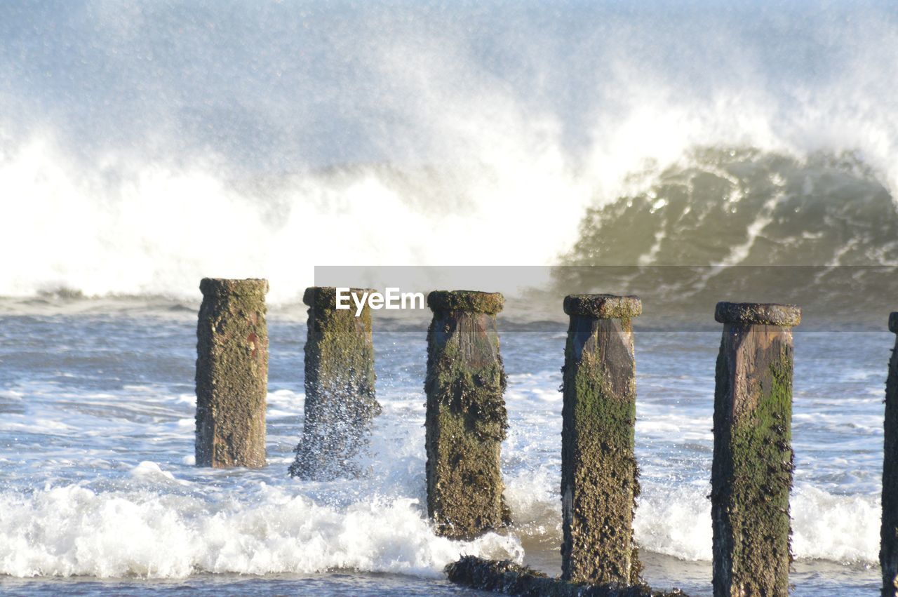 Panoramic view of sea against sky