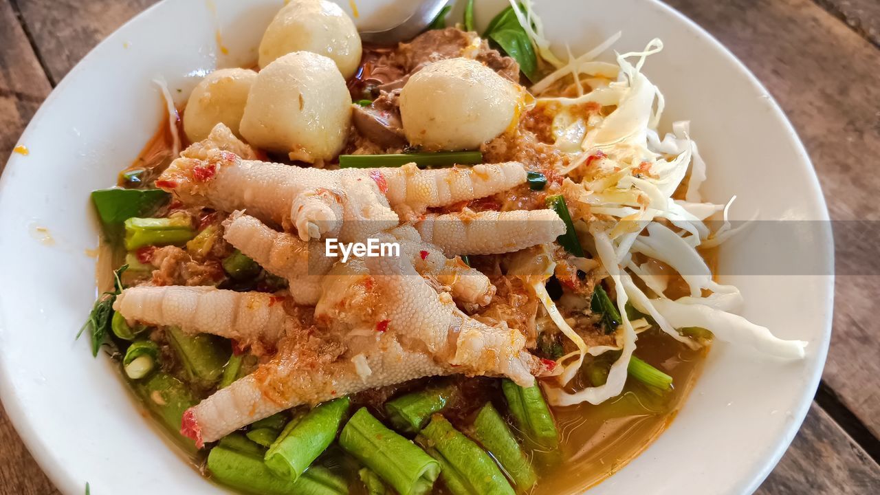 Close-up of food in plate