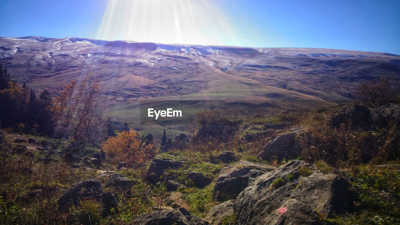 SCENIC VIEW OF MOUNTAIN AGAINST SKY