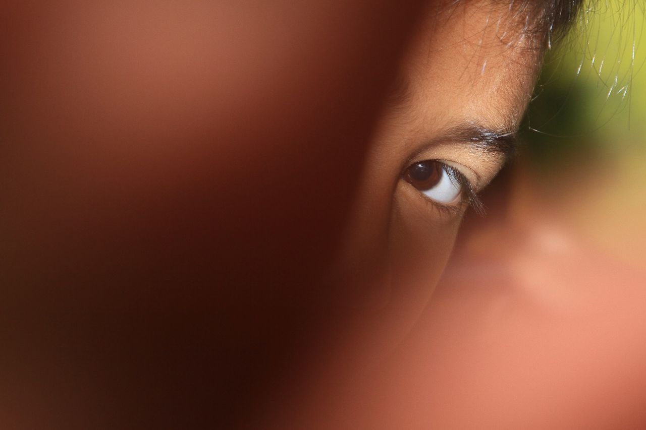 Close-up portrait of girl