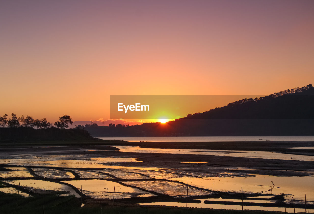 SCENIC VIEW OF SUNSET AGAINST SKY