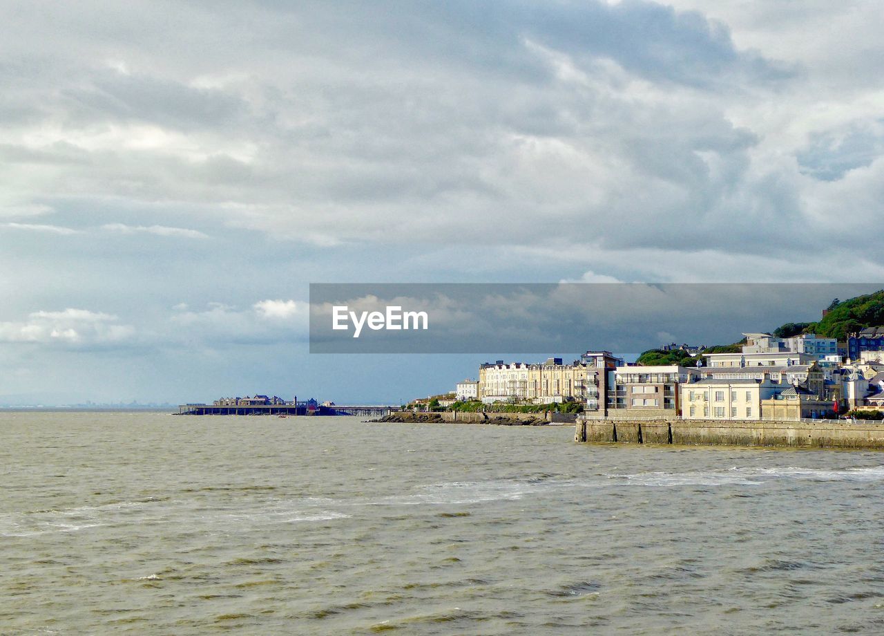 Scenic view of calm sea against sky