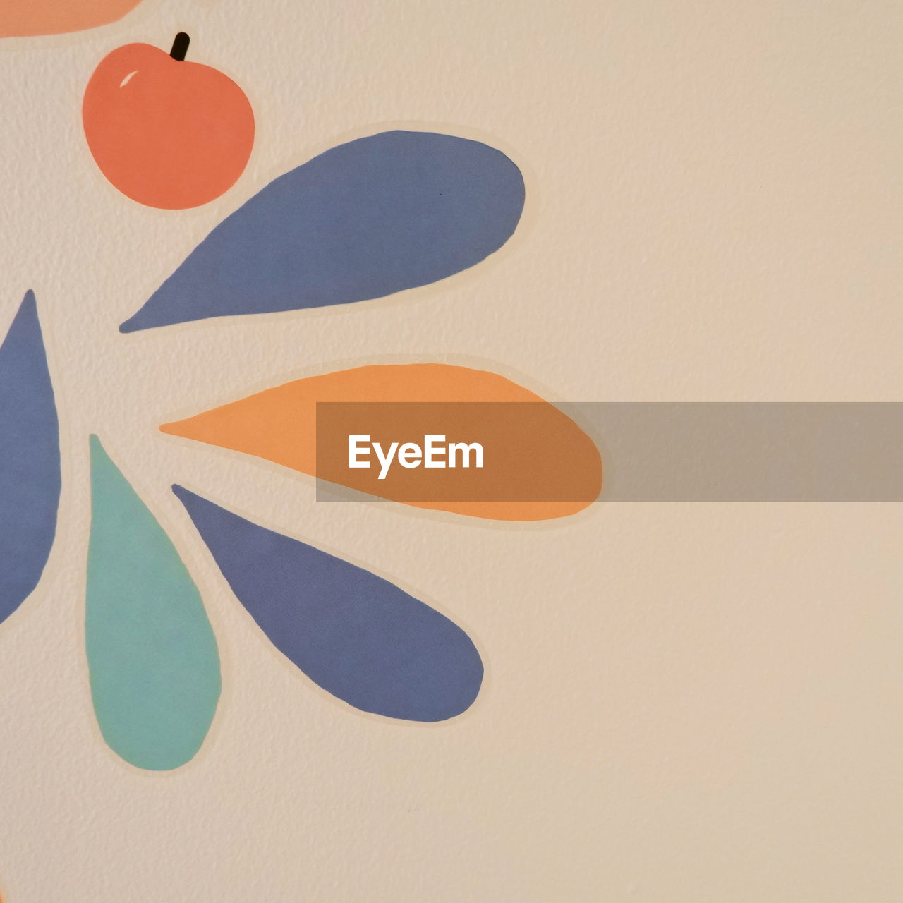 circle, no people, moustache, logo, creativity, orange, art, indoors, close-up, pattern