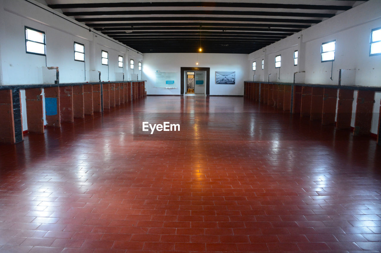 VIEW OF ILLUMINATED UNDERGROUND WALKWAY