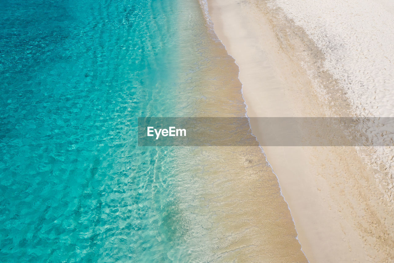 Aerial view of beach