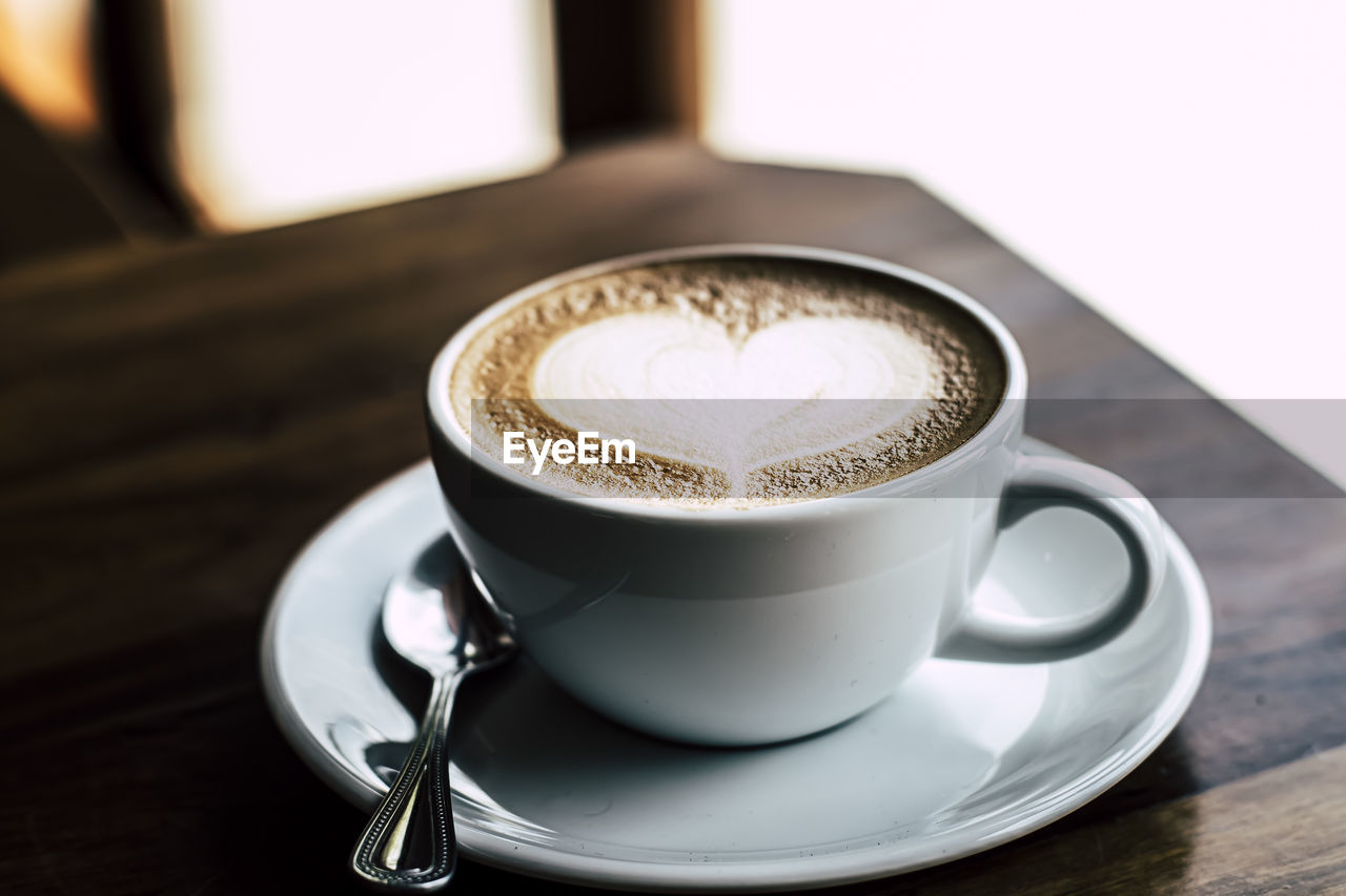 CLOSE-UP OF CUP OF COFFEE