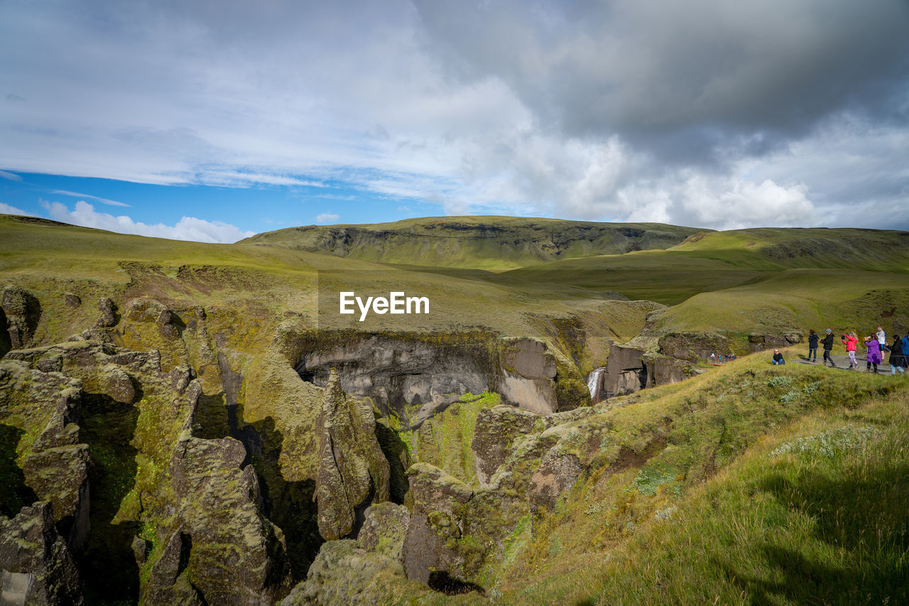 Panoramic view of landscape against sky