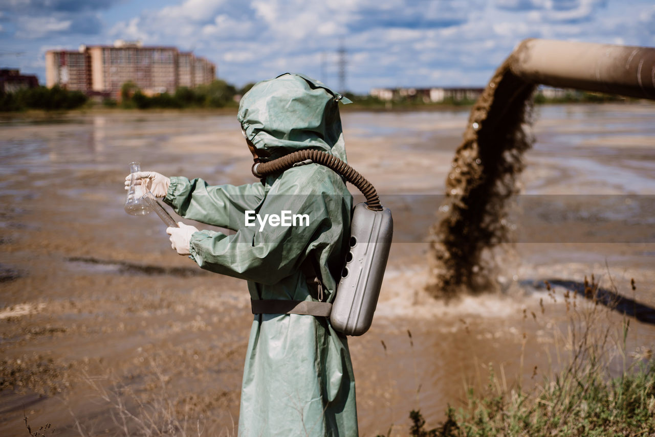 Figurine on land