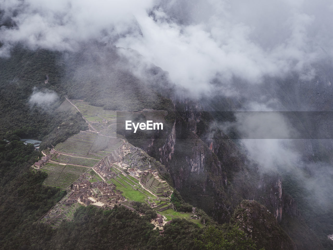 Aerial view of mountain