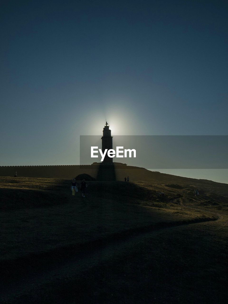 Lighthouse at sunset