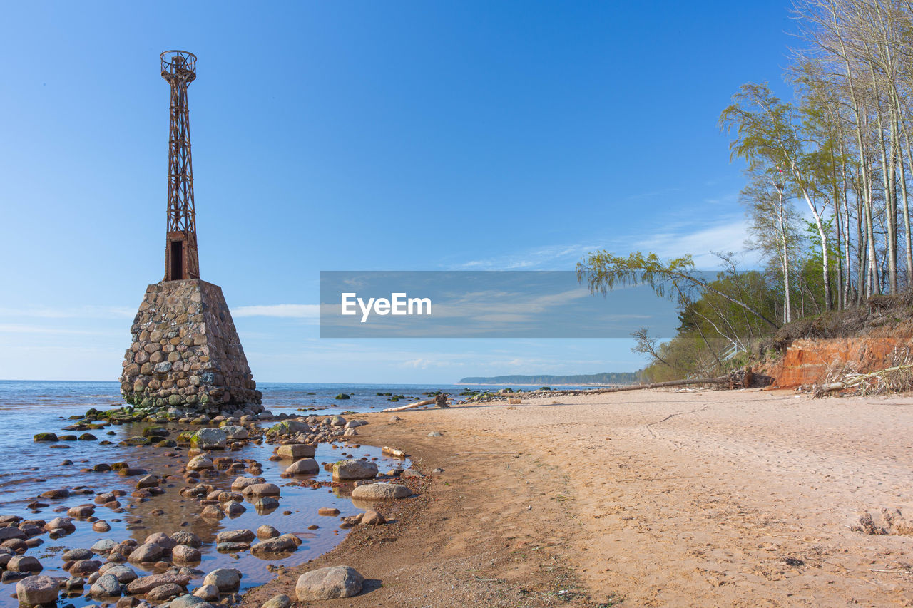 SCENIC VIEW OF SEA AGAINST BLUE SKY