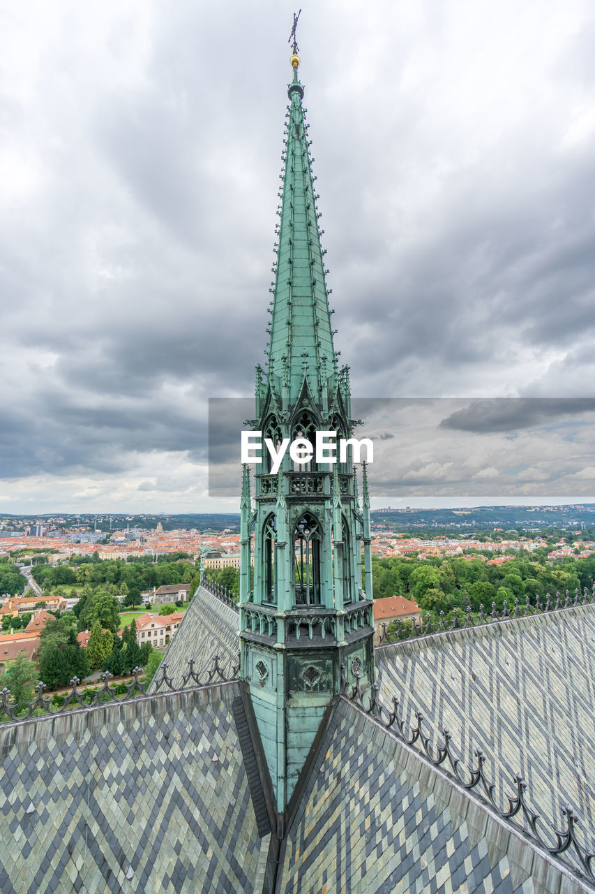 View of church against cloudy sky