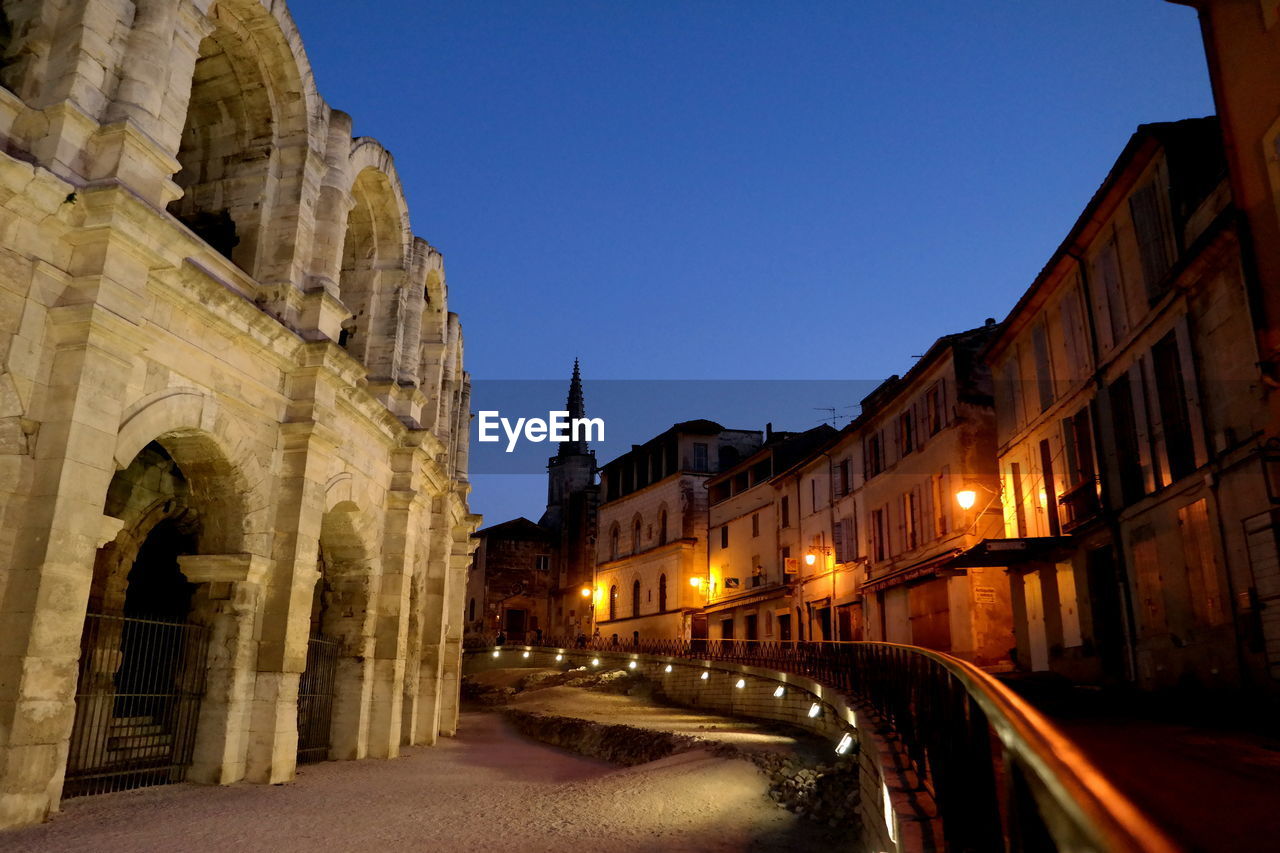 Coliseum at dusk