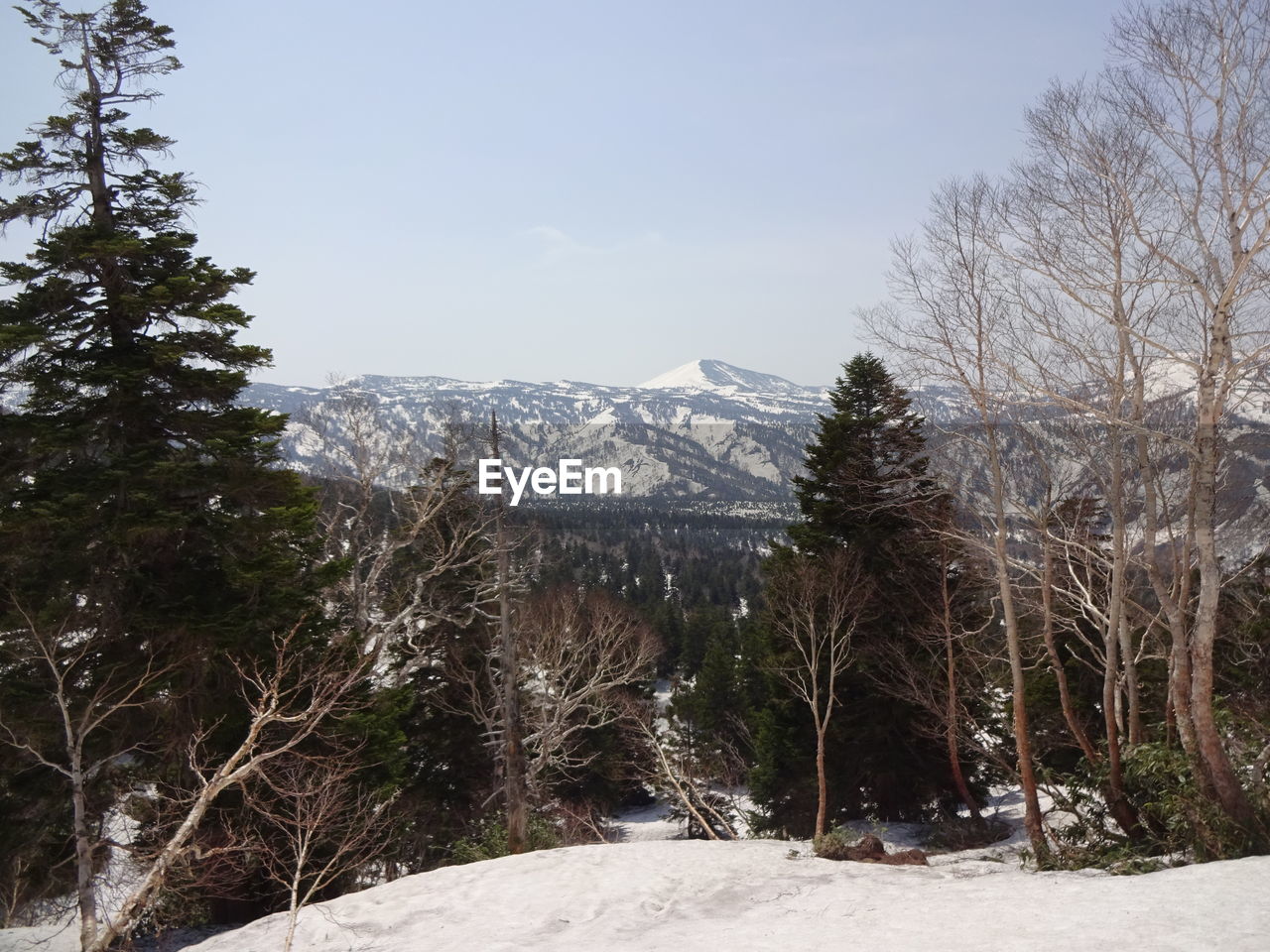 SCENIC VIEW OF SNOWCAPPED MOUNTAIN AGAINST SKY