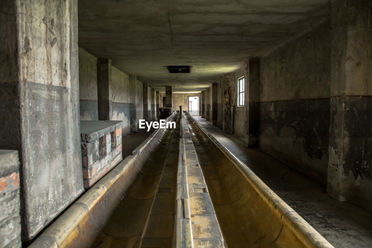 Jewish prisoner bathroom, auschwitz birkenau concentration camp poland