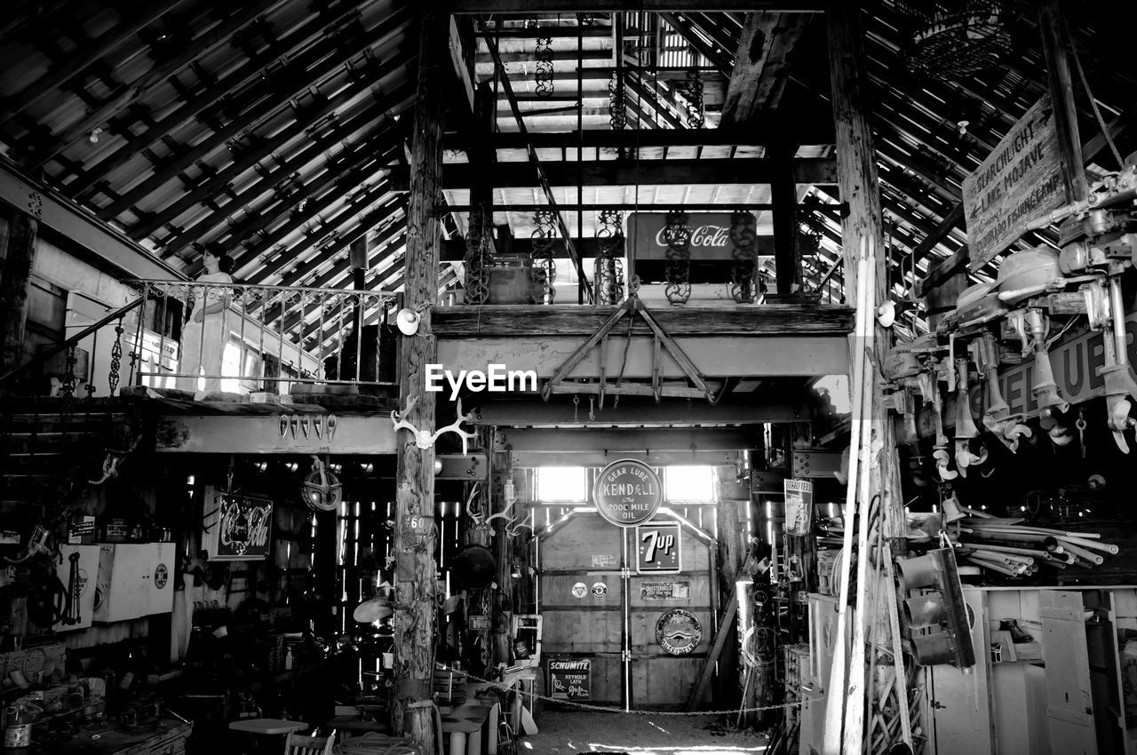 INTERIOR OF OLD FACTORY