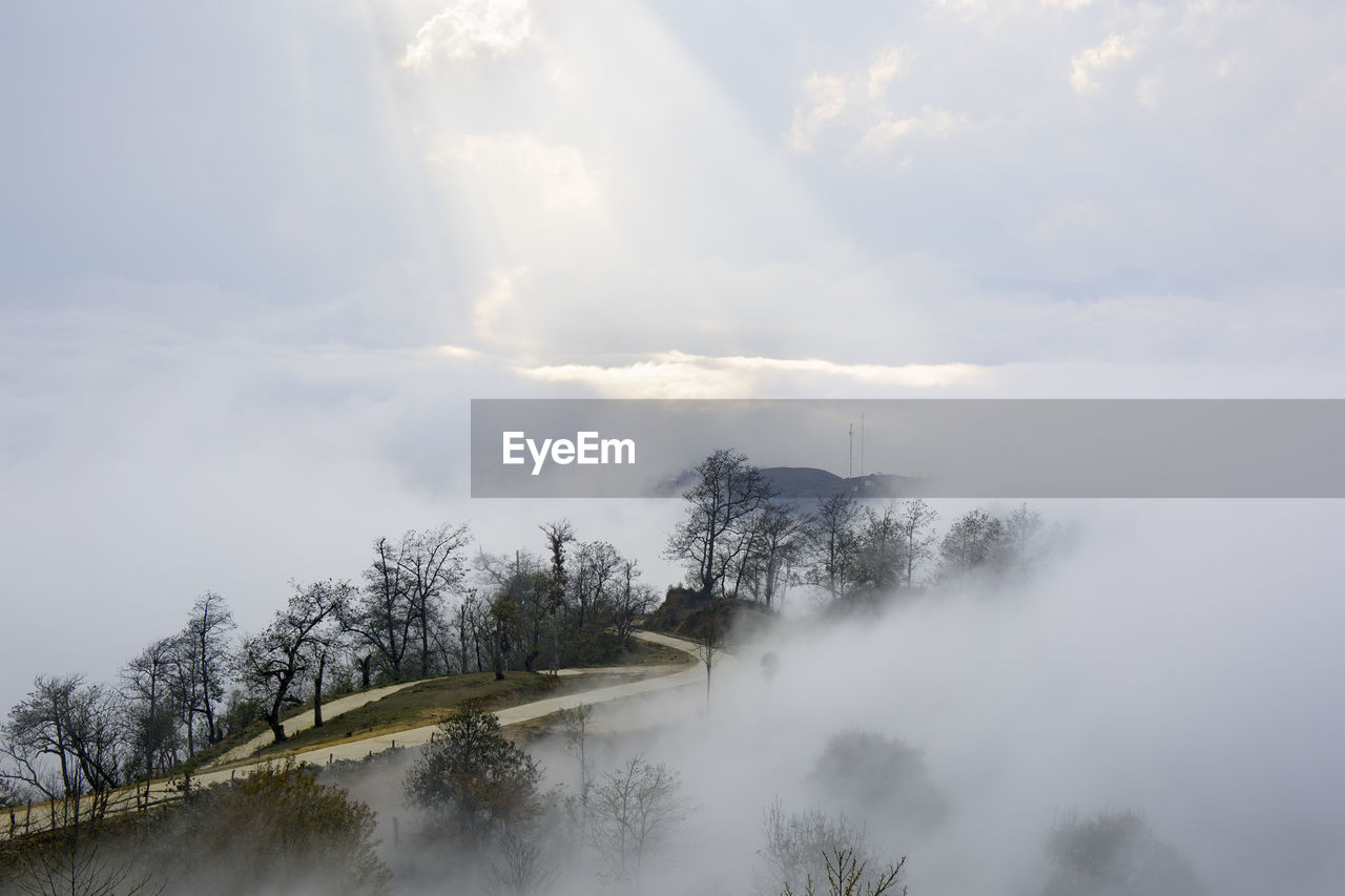 Scenic view of landscape against sky