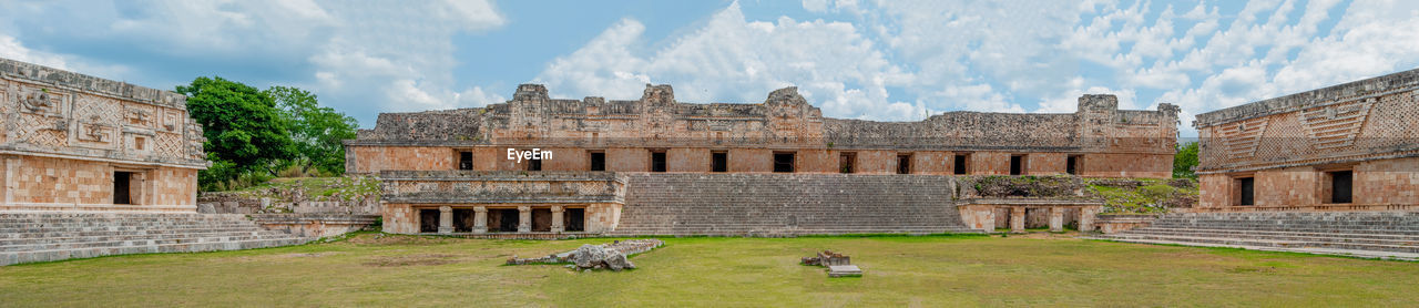 PANORAMIC VIEW OF A TEMPLE