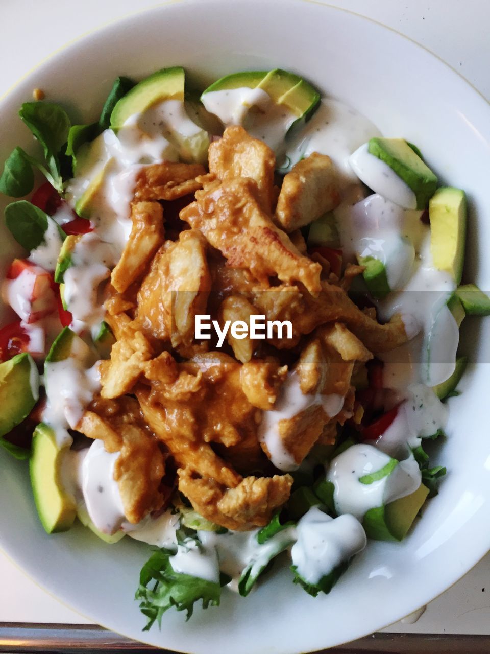 CLOSE-UP OF SERVED FOOD IN PLATE